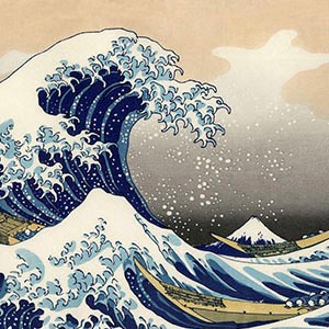 Большая волна в Канагаве, 1823 г.