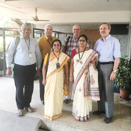 Участники проекта на конференции в NGRI, Хайдерабад