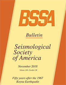 Обложка журнала BSSA