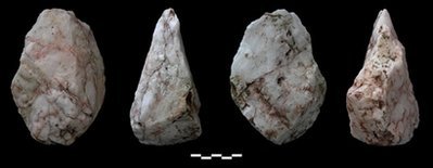 Рис. 3. Каменные орудия, обнаруженные на юге Крита в пещерах вблизи Плакиас