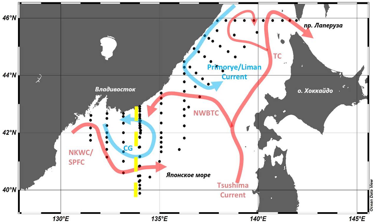 Схема работ экспедиции