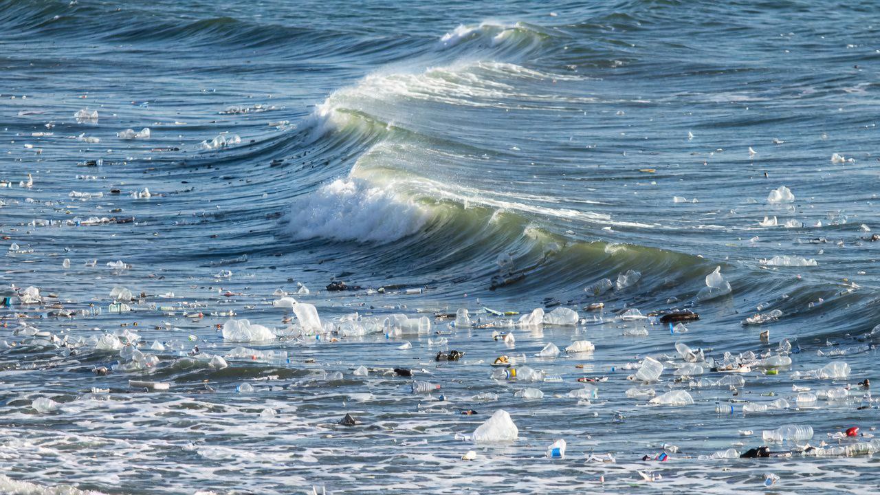 пластик в воде